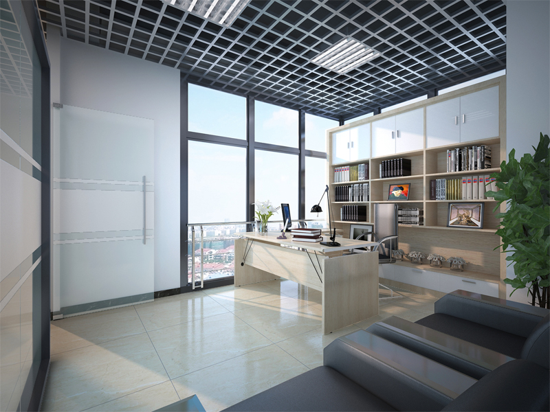 合肥蔚藍商務港廣發青蚨辦公裝修工程